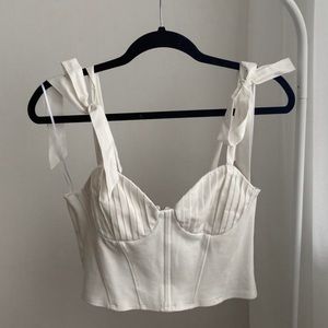 Topshop bustier top
